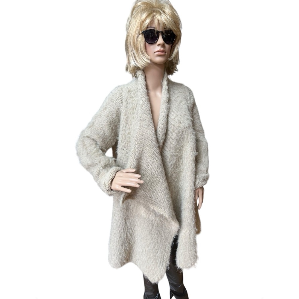Zara Brushed Effect Knit Cardigan NWT Size S-M - Picture 10 of 16